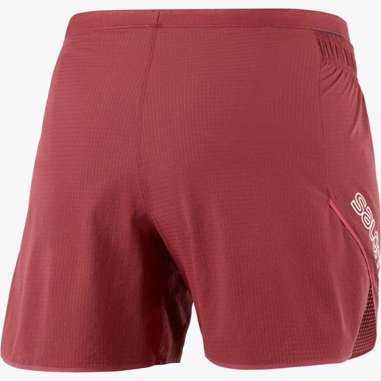 Red Salomon Sense Aero 5'' Women's Running Shorts | PH 65912Q